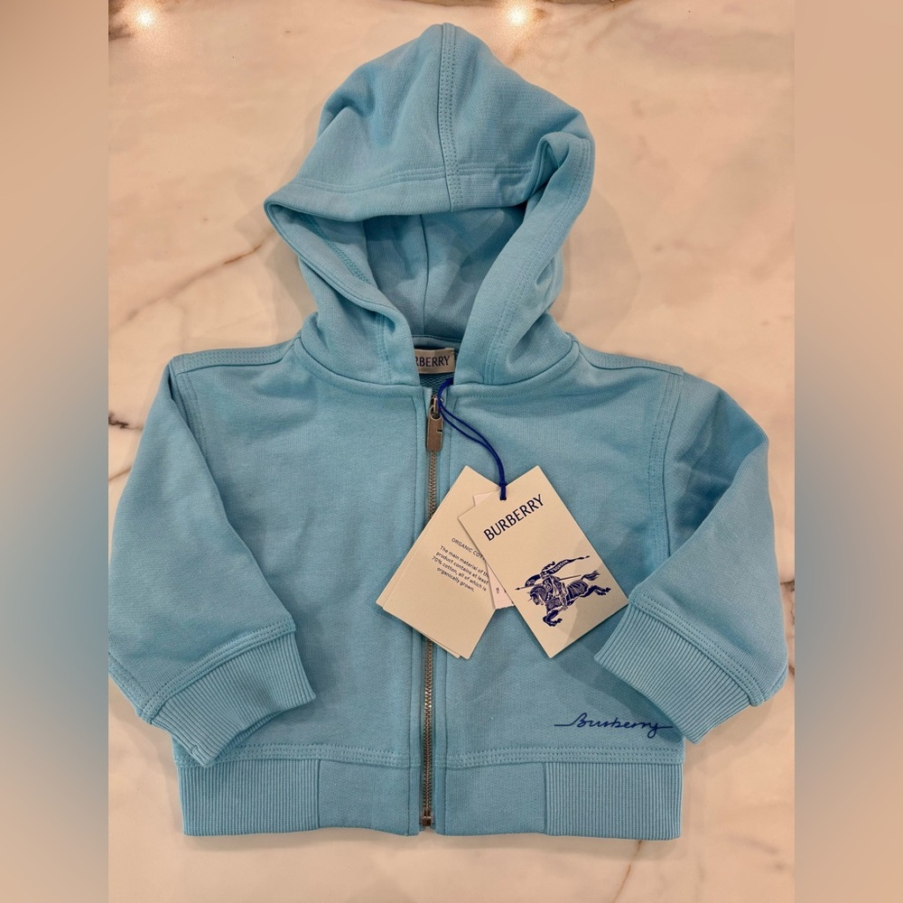 NWT Burberry Kids Hoodie, 12M